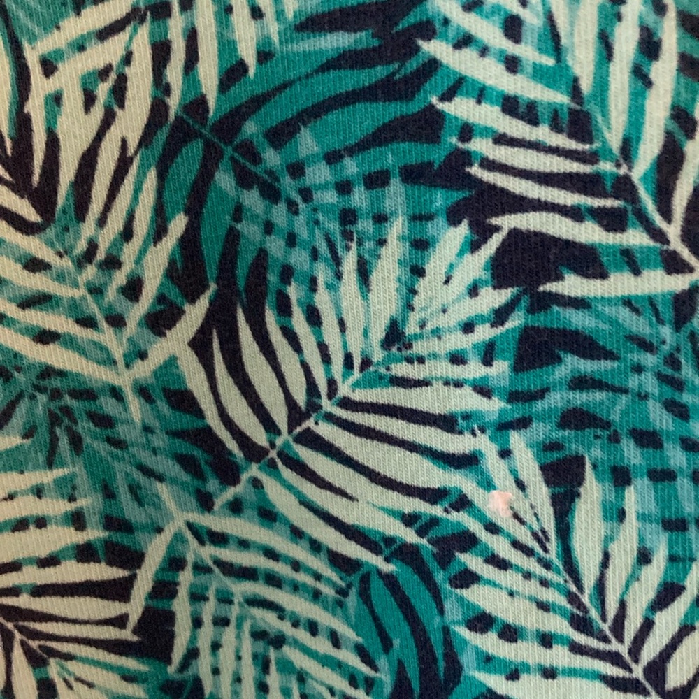 Green and Blue Ruched Wrap Sundress - Picture 3 of 4